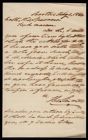 Letter from Thomas Simmons to Captain Thomas Sparrow